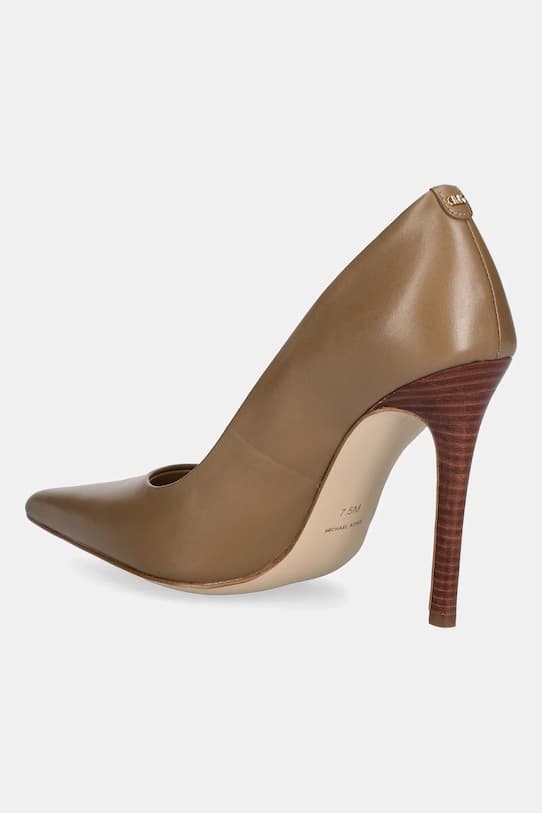 Кожаные туфли на высоком каблуке MICHAEL Michael Kors Elyse High Pump - фото 4