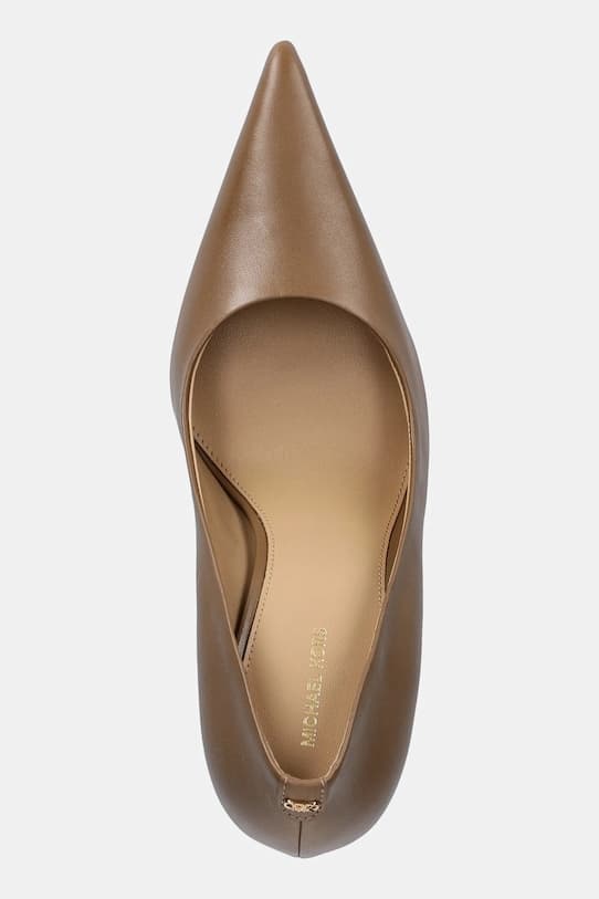 Кожаные туфли на высоком каблуке MICHAEL Michael Kors Elyse High Pump - фото 5