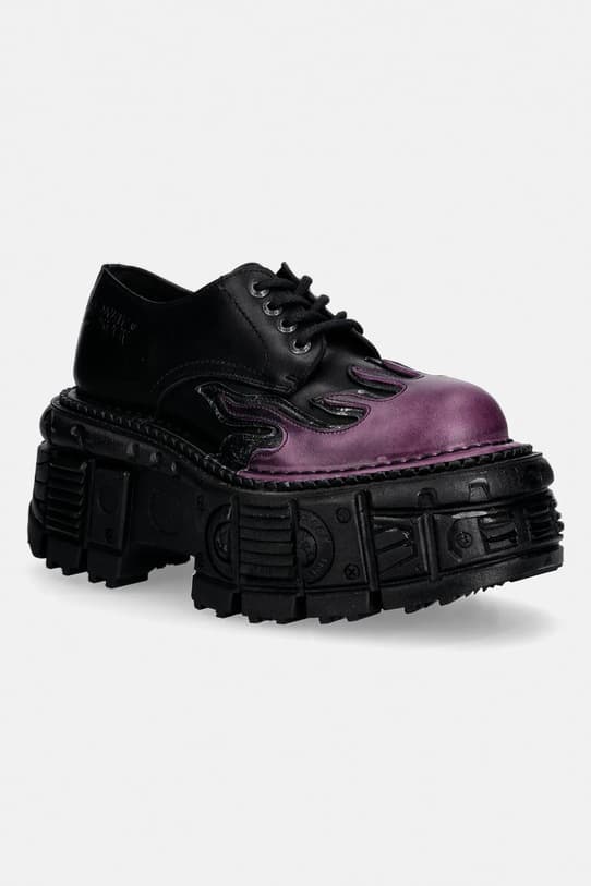 Кожаные туфли New Rock NOMADA LILA, BOX PLANE, CRUST NEGRO - фото 2