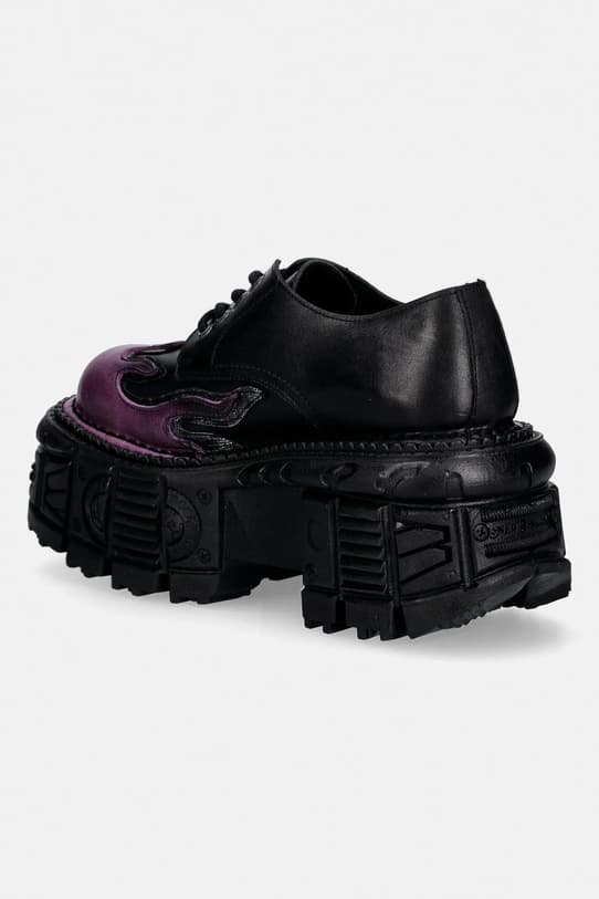 Кожаные туфли New Rock NOMADA LILA, BOX PLANE, CRUST NEGRO - фото 4