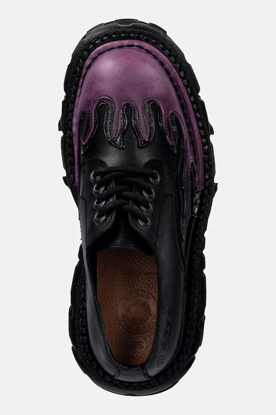 Кожаные туфли New Rock NOMADA LILA, BOX PLANE, CRUST NEGRO - фото 5