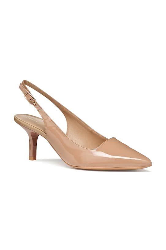 Кожаные туфли Geox D KLEOPY на высоком каблуке - фото 3