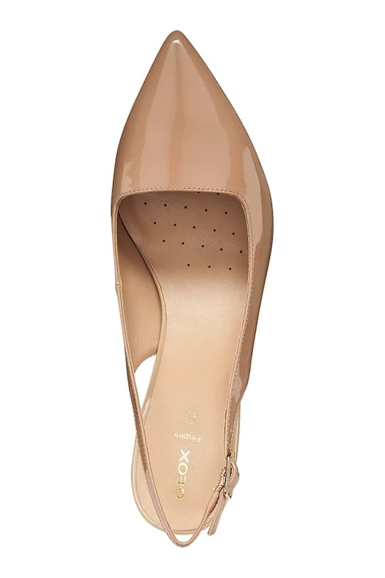 Кожаные туфли Geox D KLEOPY на высоком каблуке - фото 6