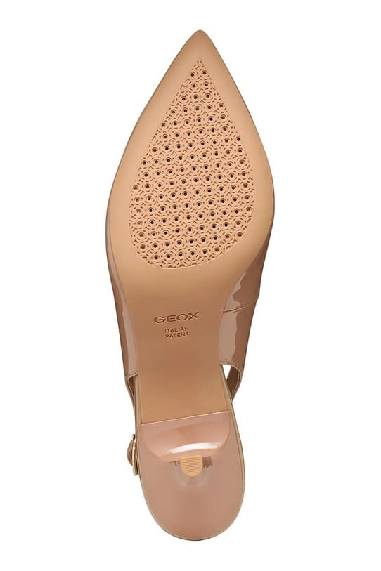Кожаные туфли Geox D KLEOPY на высоком каблуке - фото 7
