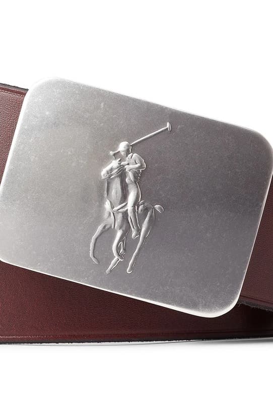 Кожаный ремень Polo Ralph Lauren - фото 3