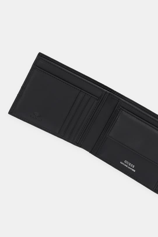 Кожаный кошелек Guess MONACO - фото 4