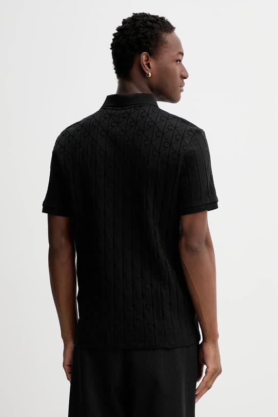 хлопковая рубашка-поло Calvin Klein - фото 4