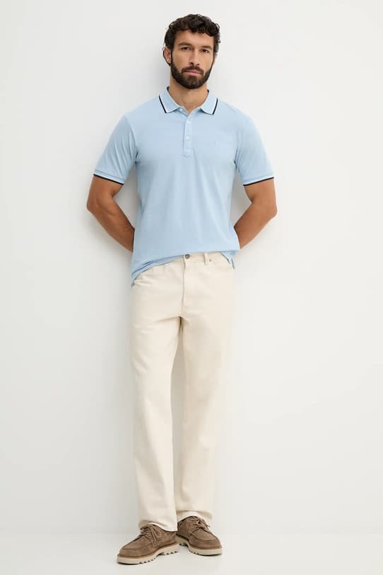 хлопковая рубашка-поло Lindbergh - фото 3