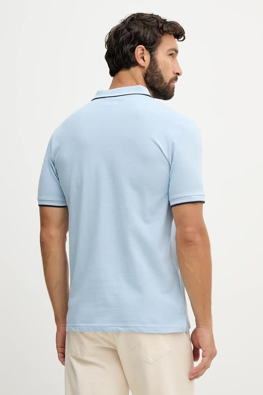 хлопковая рубашка-поло Lindbergh - фото 4