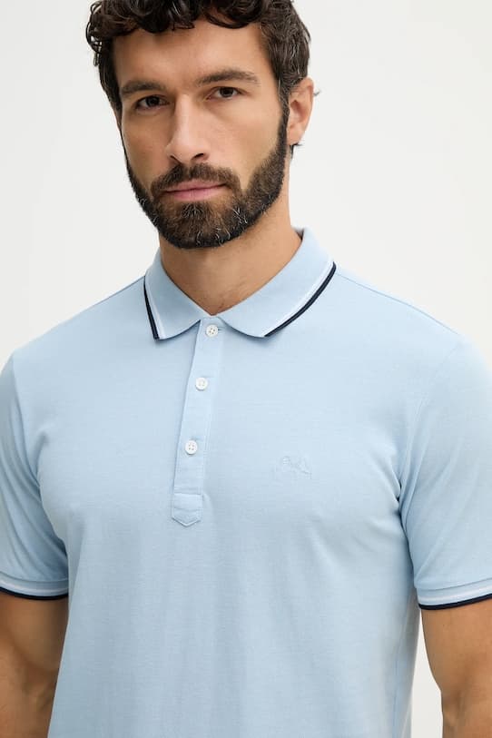 хлопковая рубашка-поло Lindbergh - фото 5