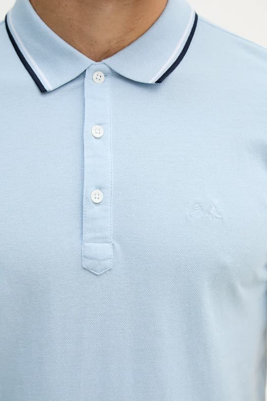 хлопковая рубашка-поло Lindbergh - фото 6