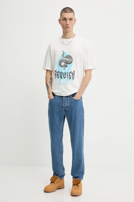 Синие джинсы Hugo Jonah - фото 3