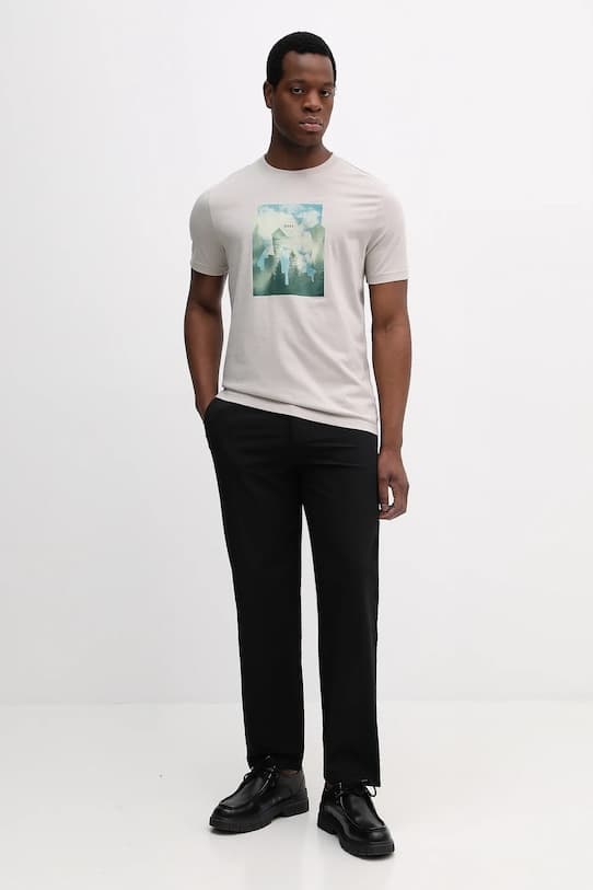 BOSS Оранжевые брюки Chino_ST_DS - фото 3