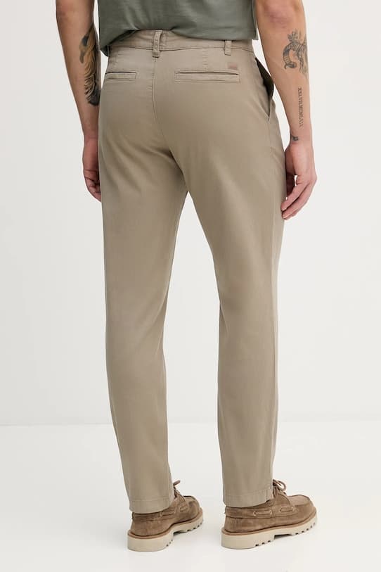 BOSS Оранжевые брюки Chino-Ppleated-1 - фото 4