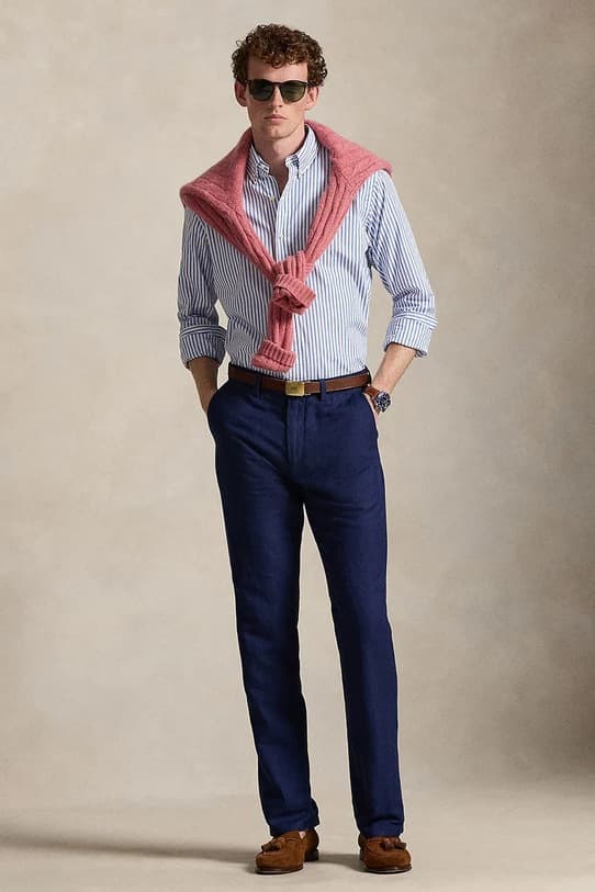 Брюки Polo Ralph Lauren из льна - фото 4