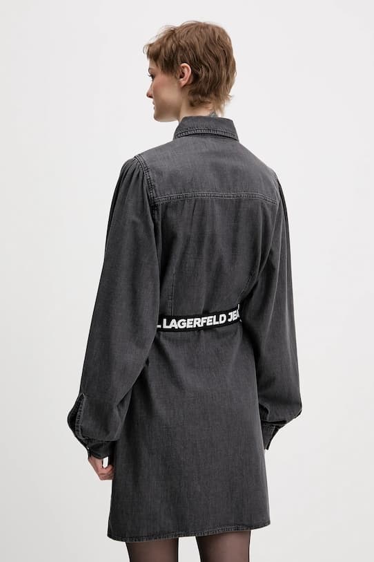 Джинсовое платье Karl Lagerfeld Jeans - фото 4
