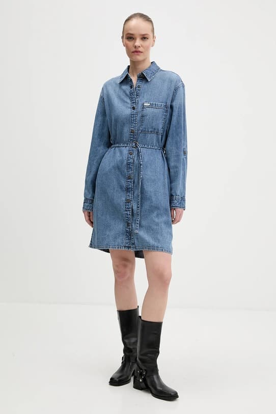 Платье Guess Jeans из хлопка - фото 3