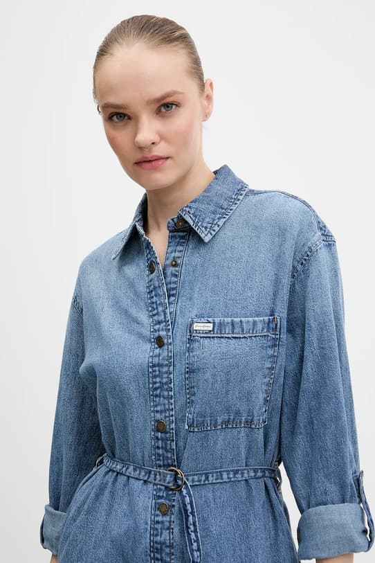 Платье Guess Jeans из хлопка - фото 5