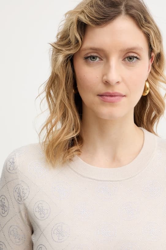 Свитер Guess из смесовой шерсти 4G - фото 5