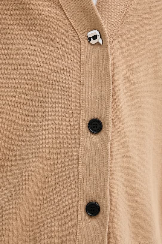 Кардиган из хлопка Karl Lagerfeld IKON - фото 6