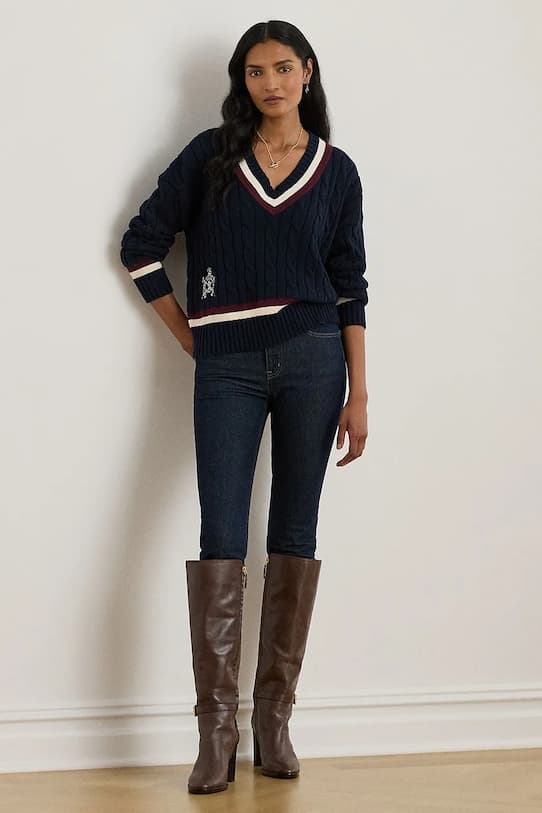 Хлопковый свитер Lauren Ralph Lauren - фото 4