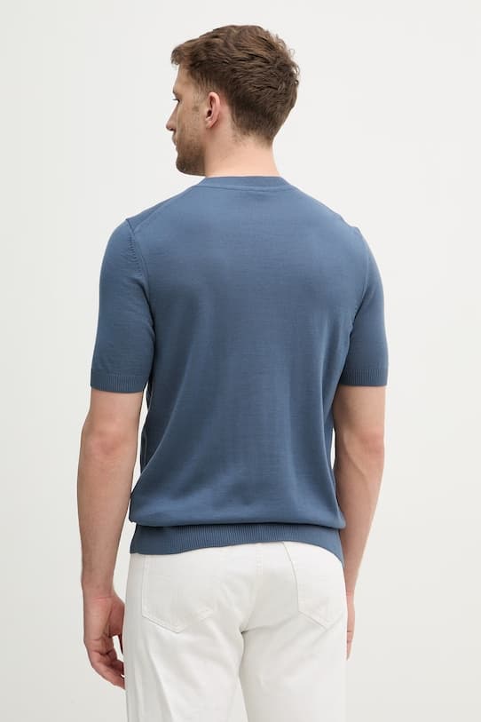 Шерстяная футболка BOSS H-Umauro - фото 4