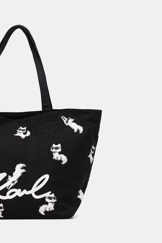 Хлопковая сумка Karl Lagerfeld IKON - фото 4