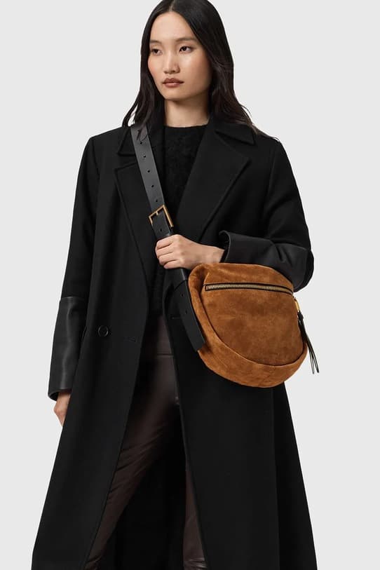 замшевая сумочка AllSaints - фото 7