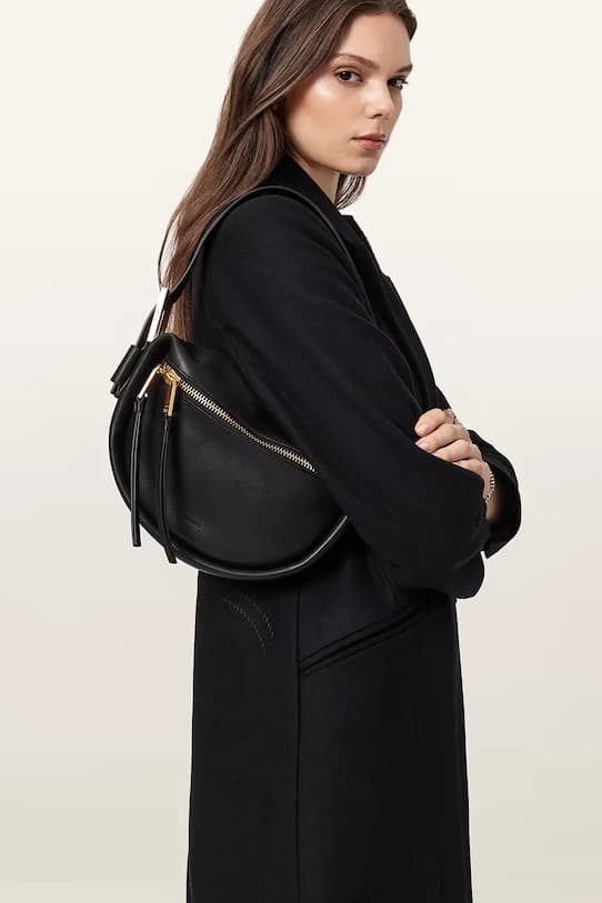 Кожаная сумка AllSaints - фото 8