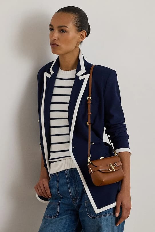 Кожаная сумка Lauren Ralph Lauren - фото 8