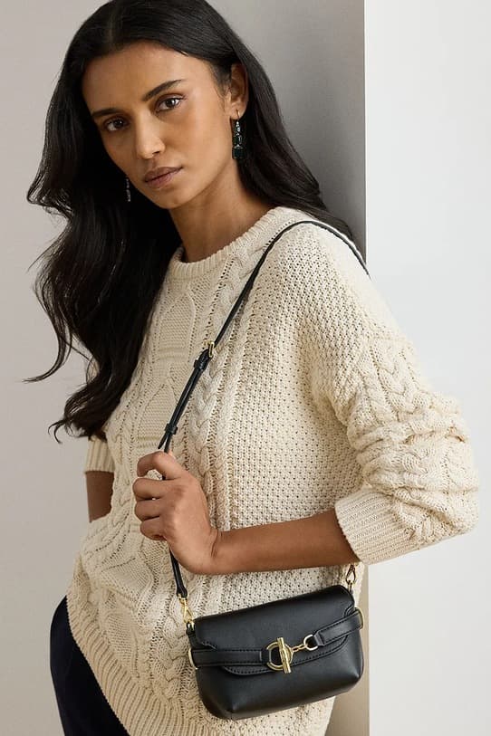 Кожаная сумка Lauren Ralph Lauren - фото 7