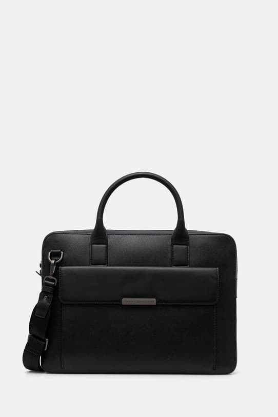 Кожаная сумка для ноутбука Tommy Hilfiger 40 x 29,5 x 6 см - фото 2