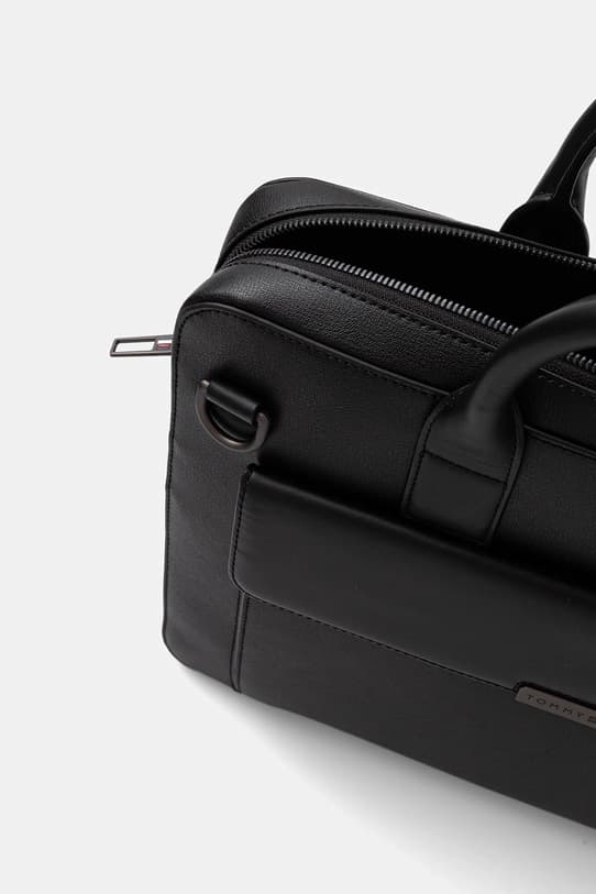 Кожаная сумка для ноутбука Tommy Hilfiger 40 x 29,5 x 6 см - фото 6