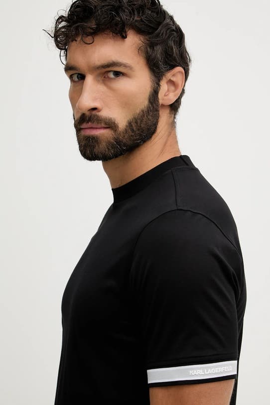 Хлопковая футболка Karl Lagerfeld - фото 5