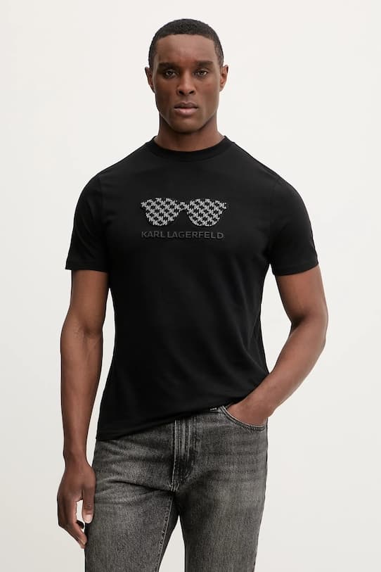 Хлопковая футболка Karl Lagerfeld - фото 2
