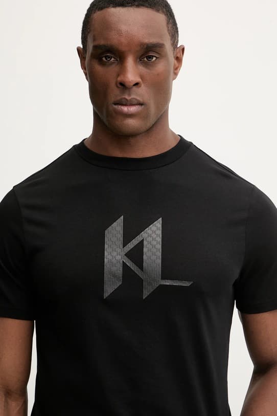 Хлопковая футболка Karl Lagerfeld - фото 5