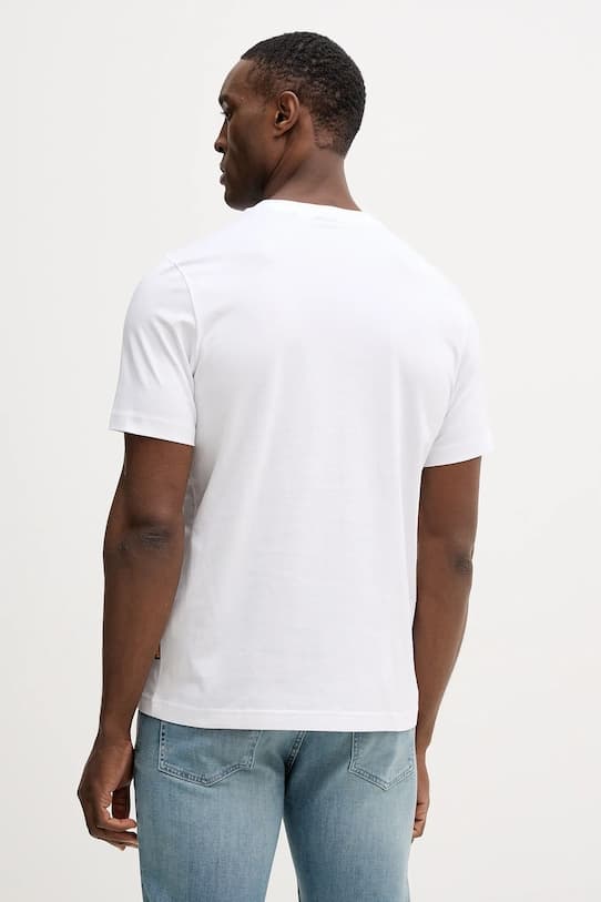 BOSS Оранжевая хлопковая футболка Te_Plain - фото 4