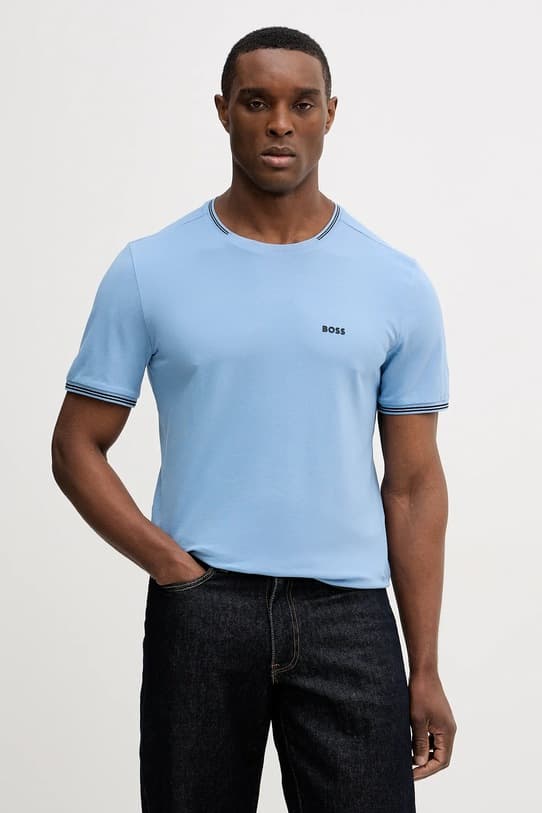 BOSS Зеленая футболка Таул - фото 2