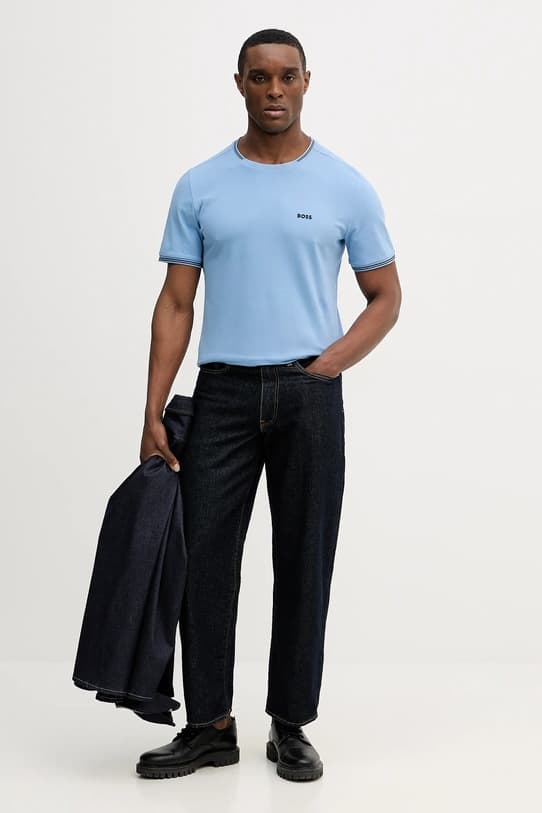 BOSS Зеленая футболка Таул - фото 3