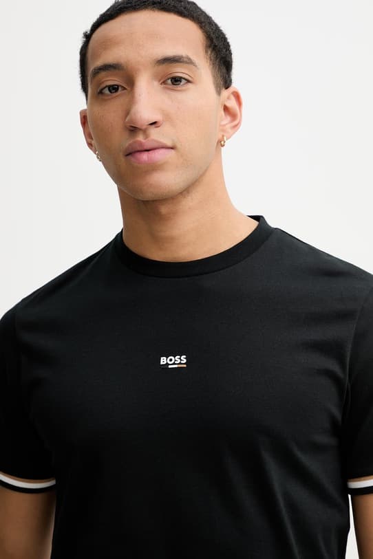 Хлопковая футболка BOSS для отдыха Футболка Iconic - фото 5