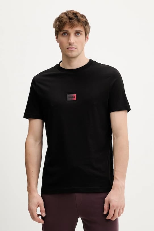 Хлопковая футболка HUGO Danotie - фото 2