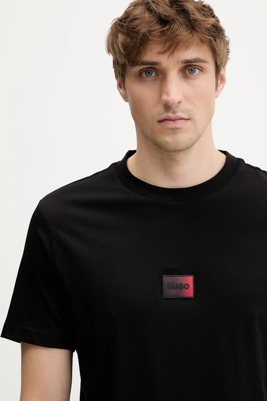 Хлопковая футболка HUGO Danotie - фото 5