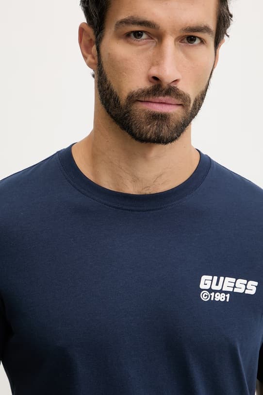 Хлопковая футболка Guess LAURO - фото 5