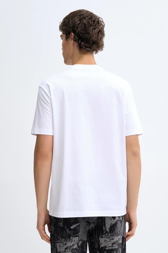 Хлопковая футболка Karl Lagerfeld Jeans - фото 4