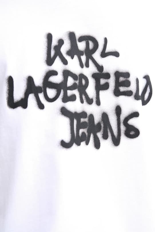 Хлопковая футболка Karl Lagerfeld Jeans - фото 6