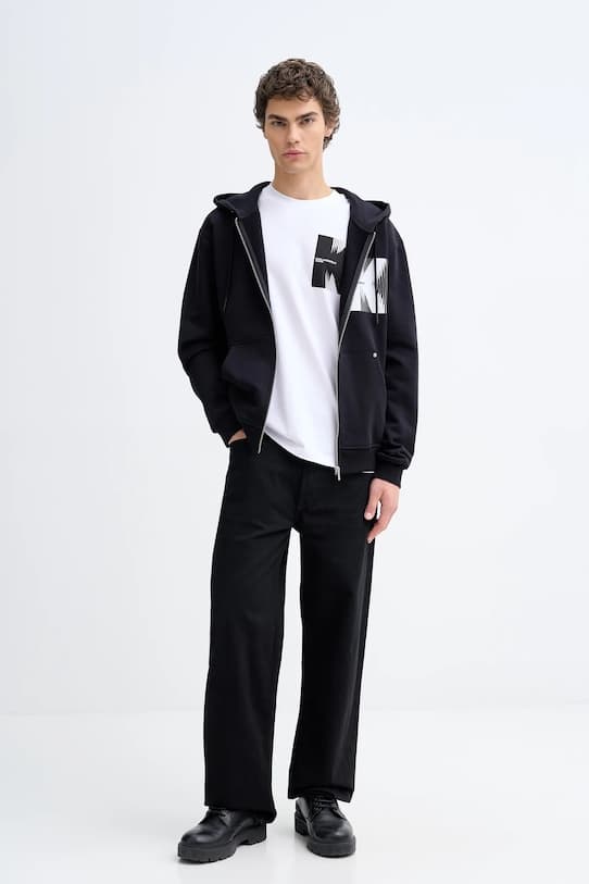 Хлопковая футболка Karl Lagerfeld Jeans - фото 3