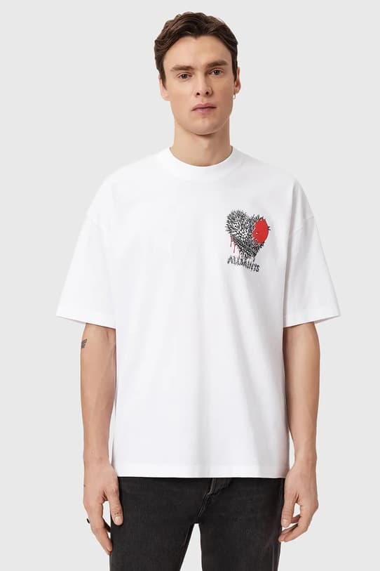 Хлопковая футболка AllSaints CHASTE - фото 3