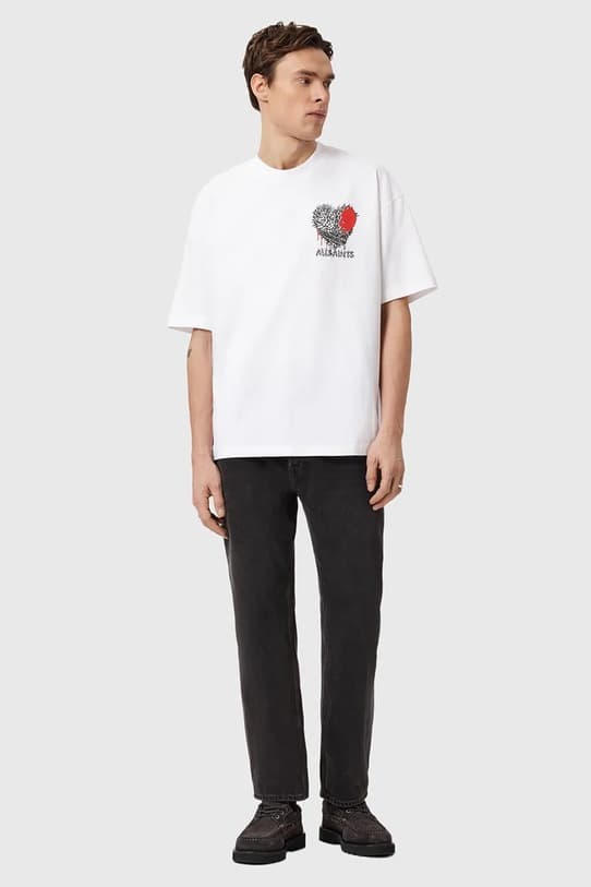 Хлопковая футболка AllSaints CHASTE - фото 4