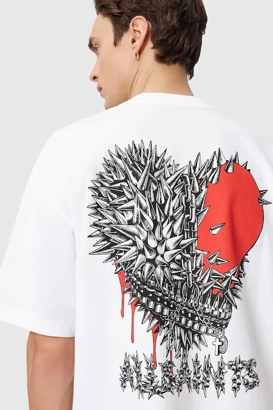 Хлопковая футболка AllSaints CHASTE - фото 6