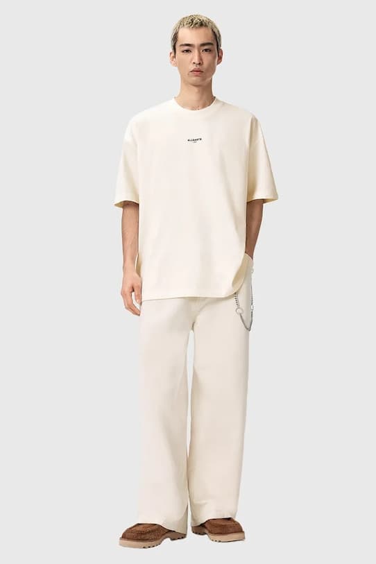 Хлопковая футболка AllSaints MICRO - фото 4